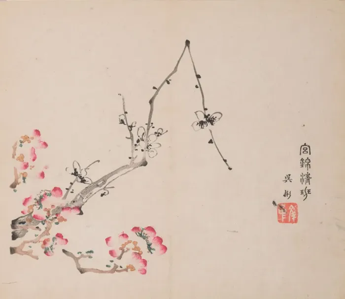 Framed Print : Page from Shi Zhu Zhai. Creator: Unknown Framed Print : Page from Shi Zhu Zhai. Creator: Unknown