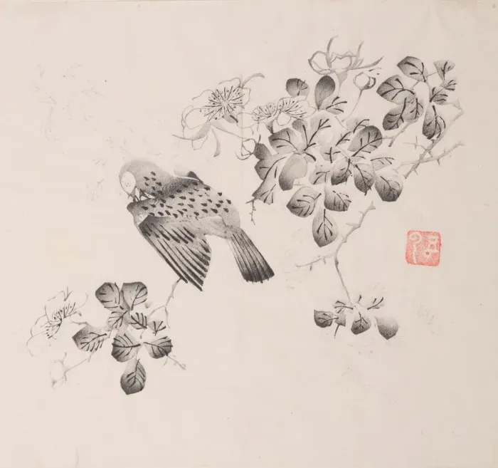 Framed Print : Page from Shi Zhu Zhai. Creator: Unknown Framed Print : Page from Shi Zhu Zhai. Creator: Unknown