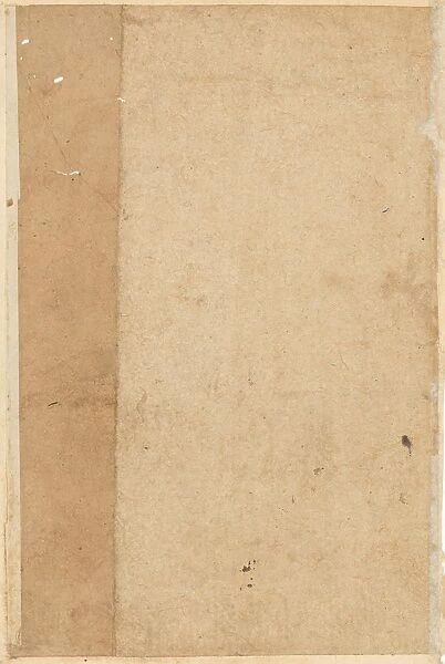 Page from Tales of a Parrot (Tuti-nama): blank page, c. 1560. Creator: Unknown