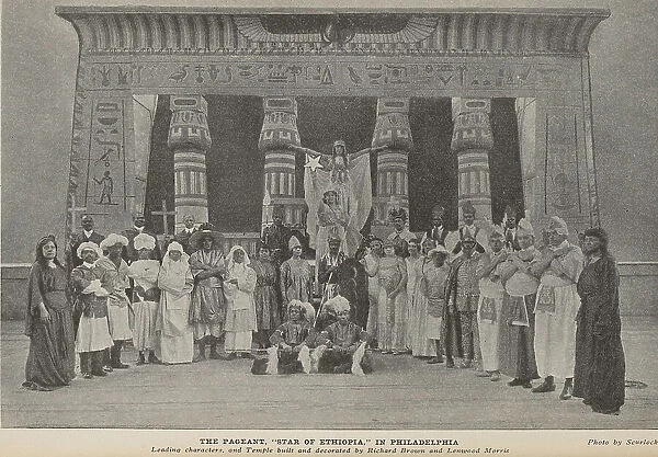 The pageant, 'The star of Ethiopia, ' in Philadelphia, 1916-08. Creator: Scurloack. The pageant, 'The star of Ethiopia, ' in Philadelphia, 1916-08. Creator: Scurloack