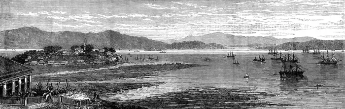 Framed Print : Pagoda anchorage, Foochoo, China, 1880. Creator: Unknown