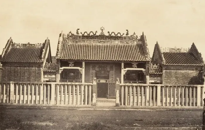 Framed Print : Pagode de la Ville Chinoise, 1866. Creator: Emile Gsell Framed Print : Pagode de la Ville Chinoise, 1866. Creator: Emile Gsell