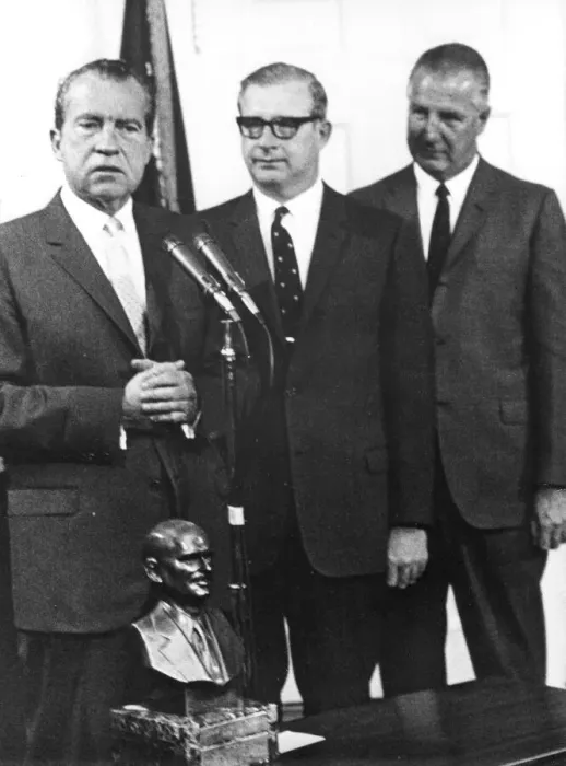 Framed Print : Paine Appointed Administrator, Washington D. C. USA, 1969. Creator: NASA Framed Print : Paine Appointed Administrator, Washington D. C. USA, 1969. Creator: NASA