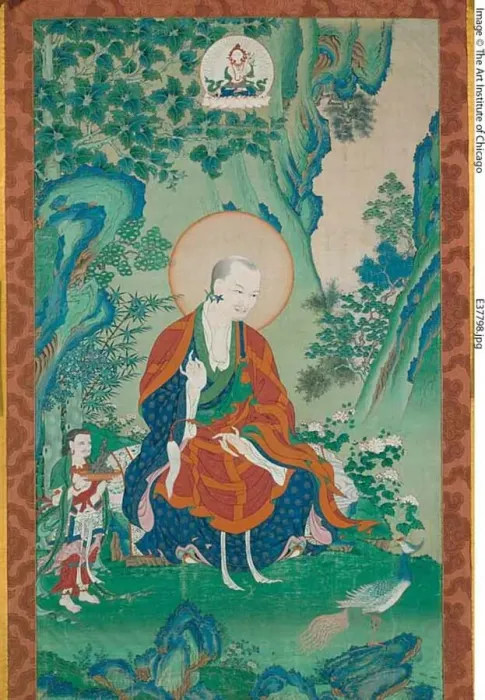 Framed Print : Painted Banner (Thangka) of Vajriputra, One of the Sixteen Great Arhats Framed Print : Painted Banner (Thangka) of Vajriputra, One of the Sixteen Great Arhats