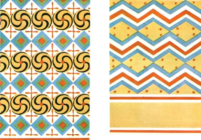 Framed Print : Painted ceilings in the Tomb of Amenemheb at Thebes, Egypt, (1928). Creator: Unknown Framed Print : Painted ceilings in the Tomb of Amenemheb at Thebes, Egypt, (1928). Creator: Unknown