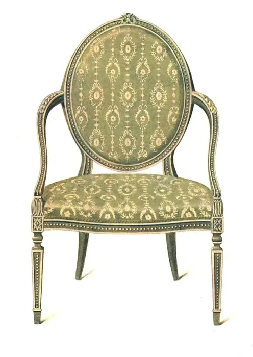 Framed Print : Painted Chair, 1908. Creator: Shirley Slocombe Framed Print : Painted Chair, 1908. Creator: Shirley Slocombe