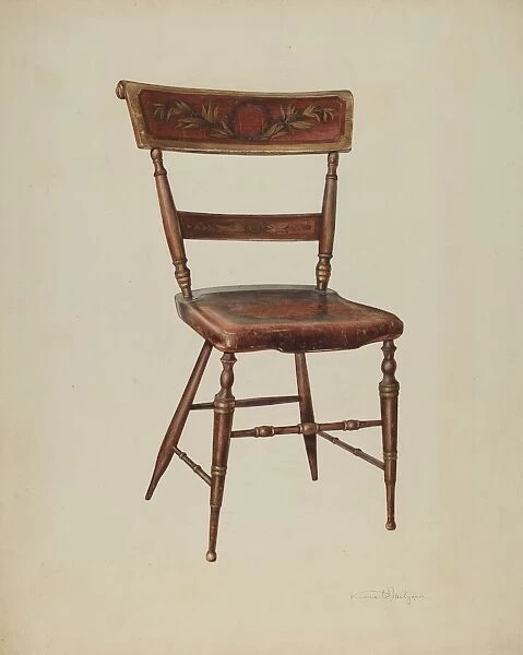 Painted Chair, 1938. Creator: Kurt Melzer