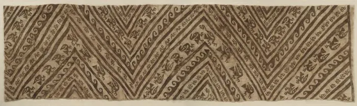 Framed Print : Painted Wrapping for Mummy, c. 1100-1400 A. D Creator: Unknown Framed Print : Painted Wrapping for Mummy, c. 1100-1400 A. D Creator: Unknown