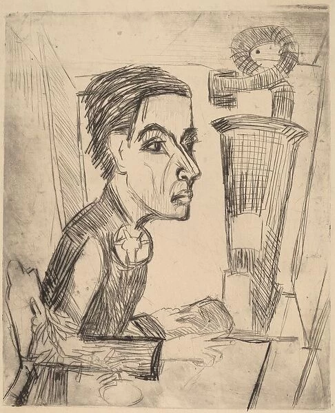 The Painter, 1923. Creator: Ernst Kirchner