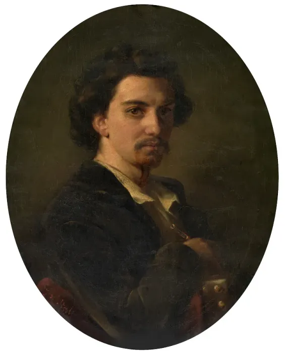 Framed Print : The Painter Constant Wauters, 1847. Creator: Joseph Stallaert Framed Print : The Painter Constant Wauters, 1847. Creator: Joseph Stallaert
