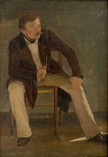 The Painter Constantin Hansen, 1837. Creator: Albert Kuchler