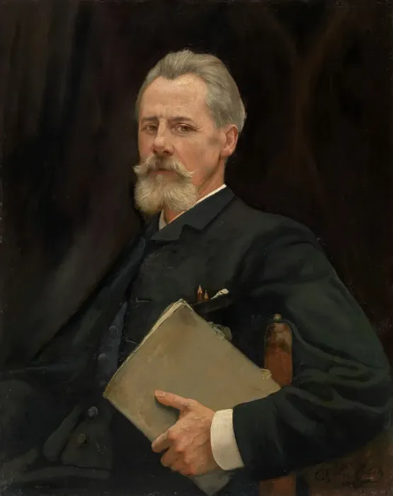 Framed Print : The Painter Derickx, 1886. Creator: Charles Verlat Framed Print : The Painter Derickx, 1886. Creator: Charles Verlat