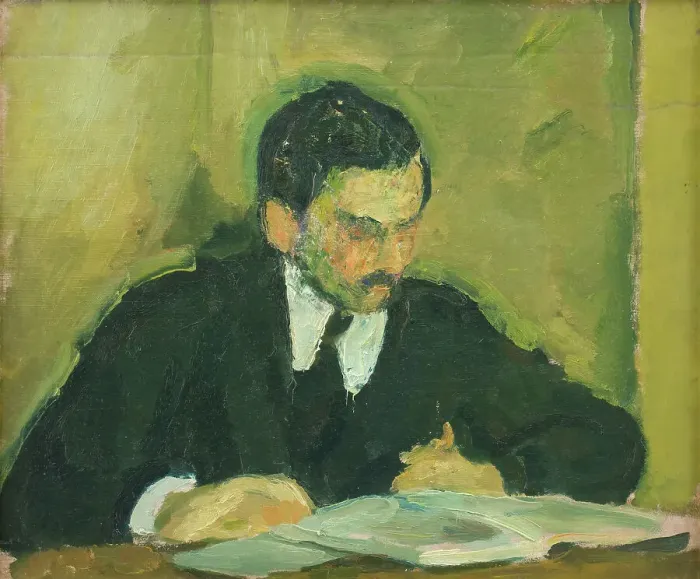 Framed Print : The Painter Ernst Goldschmidt, 1915. Creator: Harald Giersing Framed Print : The Painter Ernst Goldschmidt, 1915. Creator: Harald Giersing