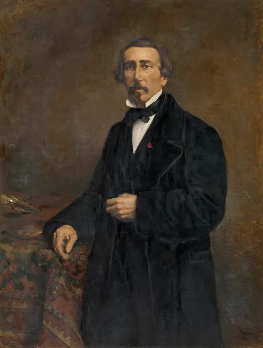 Framed Print : The Painter Jacob Jacobs, 1884. Creator: Eugene Joors Framed Print : The Painter Jacob Jacobs, 1884. Creator: Eugene Joors