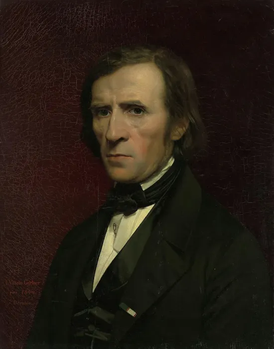 Framed Print : Painter J.C. Dahl, 1844. Creator: Johan Vilhelm Gertner Framed Print : Painter J.C. Dahl, 1844. Creator: Johan Vilhelm Gertner