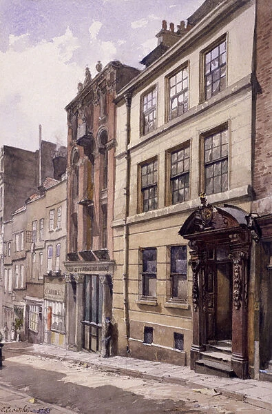 Painter-Stainers Hall, Little Trinity Lane, London, 1888. Artist: John Crowther
