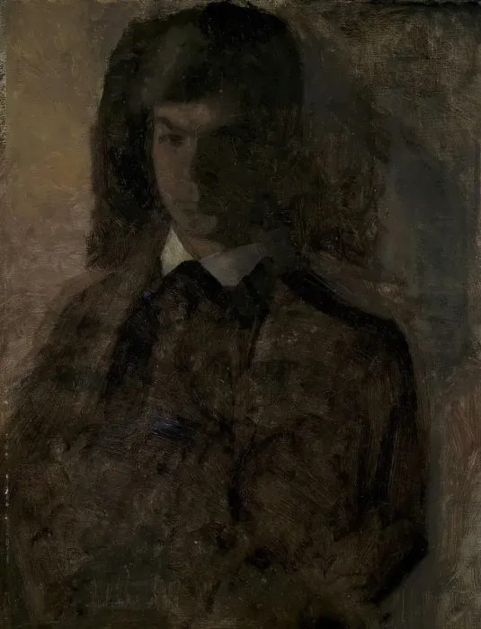 Framed Print : The painter Svend Hammershoi, the artist's brother, 1879-1916. Creator: Vilhelm Hammershoi Framed Print : The painter Svend Hammershoi, the artist's brother, 1879-1916. Creator: Vilhelm Hammershoi