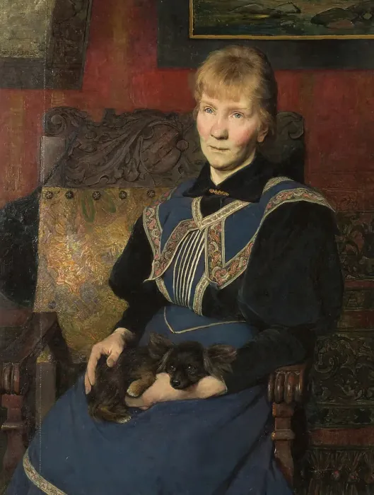 Framed Print : The Painter's Sister, 1900. Creator: Jeanna Maria Charlotta Bauck Framed Print : The Painter's Sister, 1900. Creator: Jeanna Maria Charlotta Bauck