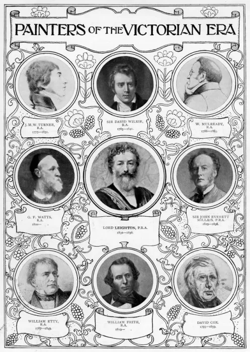 Framed Print : Painters of the Victorian Era, late 19th century Framed Print : Painters of the Victorian Era, late 19th century