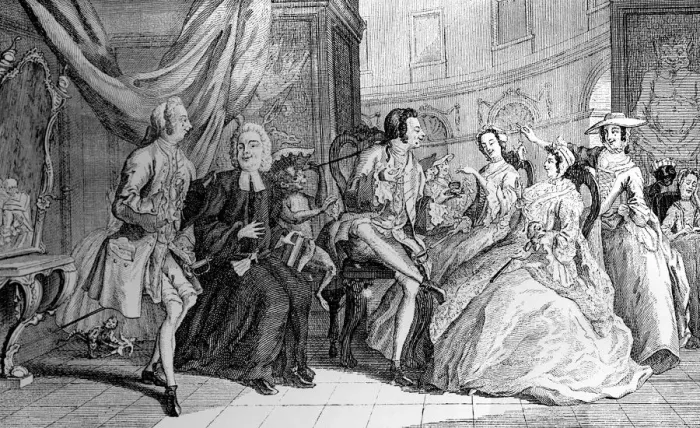 Framed Print : Paintin a la Mode, 1748 Framed Print : Paintin a la Mode, 1748