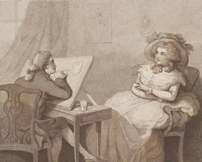 Framed Print : Painting, 1784 (?). 1784 (?). Creator: Unknown Framed Print : Painting, 1784 (?). 1784 (?). Creator: Unknown