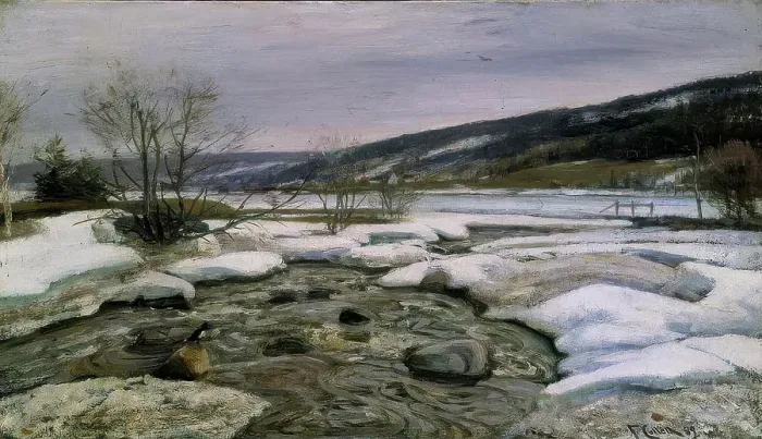 Framed Print : Painting, 1889. Creator: Fredrik Jonas Lucian Botfield Collett Framed Print : Painting, 1889. Creator: Fredrik Jonas Lucian Botfield Collett
