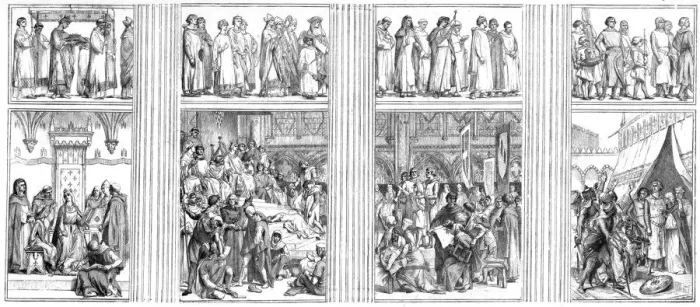 Framed Print : Painting in the left transept of the Pantheon, Paris, c1880-1882. Artist: Alexandre Cabanel Framed Print : Painting in the left transept of the Pantheon, Paris, c1880-1882. Artist: Alexandre Cabanel