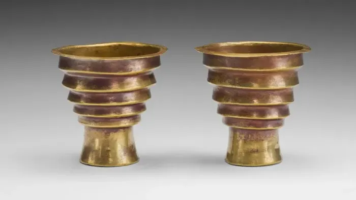 Framed Print : Pair of Beakers, A. D. 1450 / 1532. Creator: Unknown Framed Print : Pair of Beakers, A. D. 1450 / 1532. Creator: Unknown