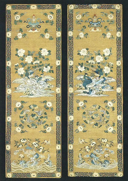 Pair of Chair Panels, China, Qing dynasty (1644-1911), late 17th  /  early 18th century