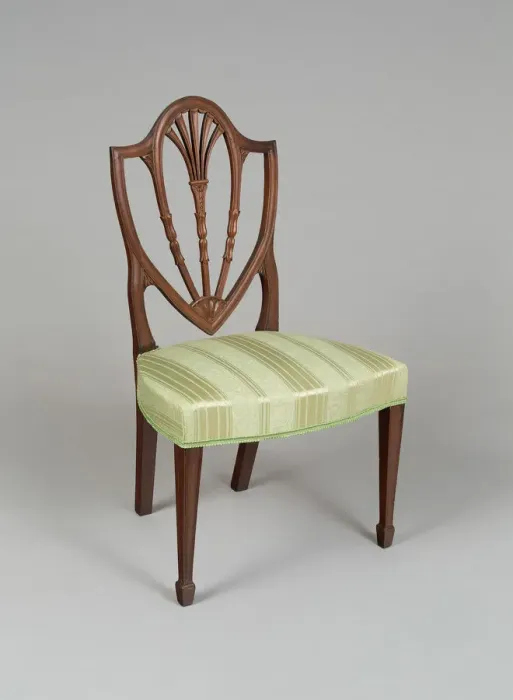 Framed Print : Pair of Chairs, 1790-1800. Creator: Unknown Framed Print : Pair of Chairs, 1790-1800. Creator: Unknown