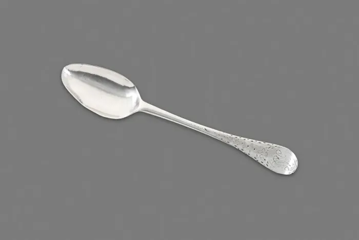 Framed Print : Pair of Coffee Spoons, 1790 / 1812. Creator: Unknown Framed Print : Pair of Coffee Spoons, 1790 / 1812. Creator: Unknown