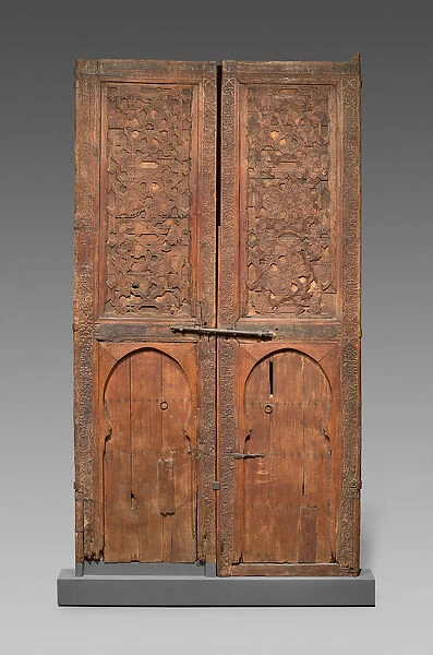 Pair of doors, Morocco, Marinid Dynasty, 14th century. Creator: Unknown