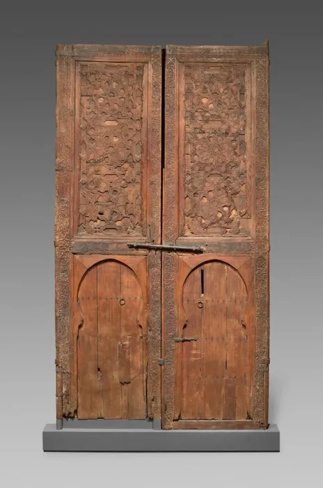 Framed Print : Pair of doors, Morocco, Marinid Dynasty, 14th century. Creator: Unknown Framed Print : Pair of doors, Morocco, Marinid Dynasty, 14th century. Creator: Unknown