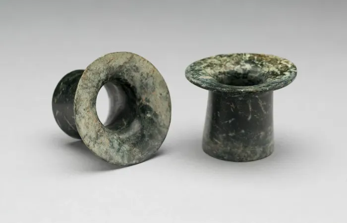 Framed Print : Pair of Ear Spools, A. D. 250 / 900. Creator: Unknown Framed Print : Pair of Ear Spools, A. D. 250 / 900. Creator: Unknown