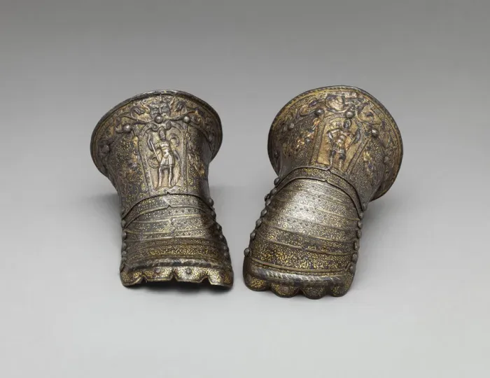 Framed Print : Pair of Gauntlets for a Child, Italian, Milan, ca. 1585. Creator: Lucio Piccinino Framed Print : Pair of Gauntlets for a Child, Italian, Milan, ca. 1585. Creator: Lucio Piccinino