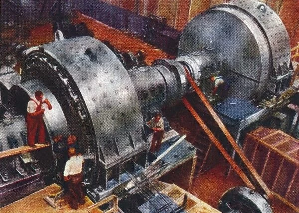Pair of giant motors, 1938