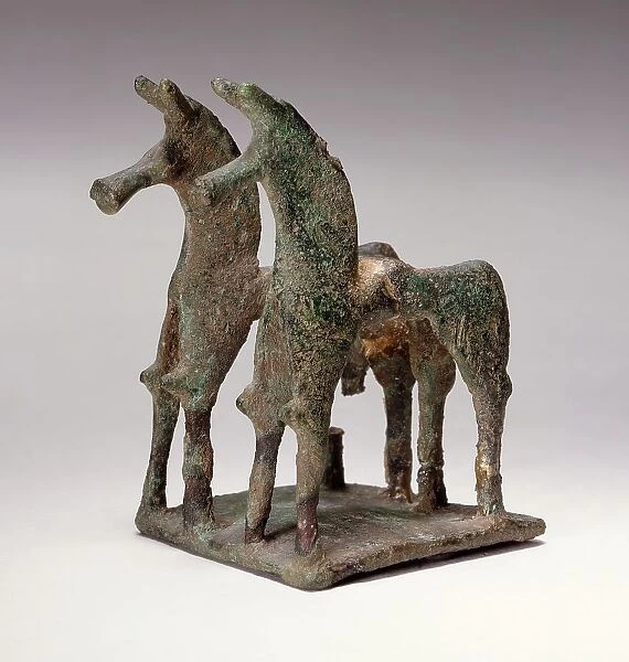 Pair of Horses, Geometric Period (last quarter of 8th century B.C.. Creator: Unknown)