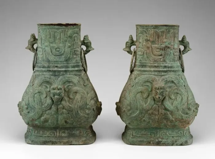 Framed Print : Pair of Jars, Western Zhou dynasty (c. 1046-771 BC ), late 9th / 8th BC. Creator: Unknown Framed Print : Pair of Jars, Western Zhou dynasty (c. 1046-771 BC ), late 9th / 8th BC. Creator: Unknown