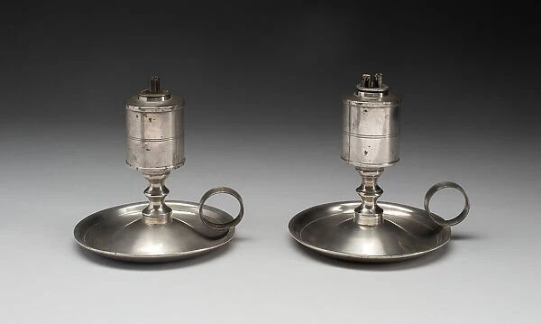 Pair of Lamps, 1822  /  50. Creator: Roswell Gleason