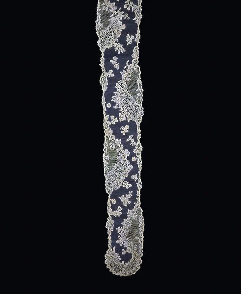 Pair of Lappets, France, 1750s. Creator: Unknown