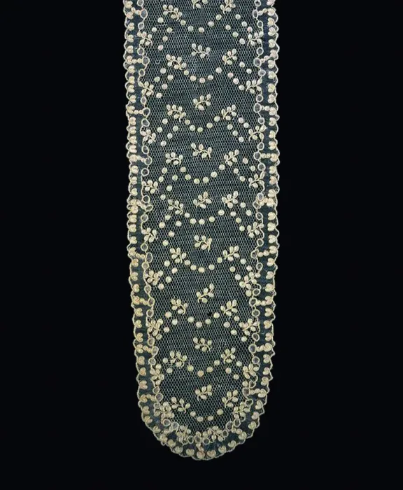 Framed Print : Pair of Lappets (Joined), France, 1875 / 1900. Creator: Unknown Framed Print : Pair of Lappets (Joined), France, 1875 / 1900. Creator: Unknown