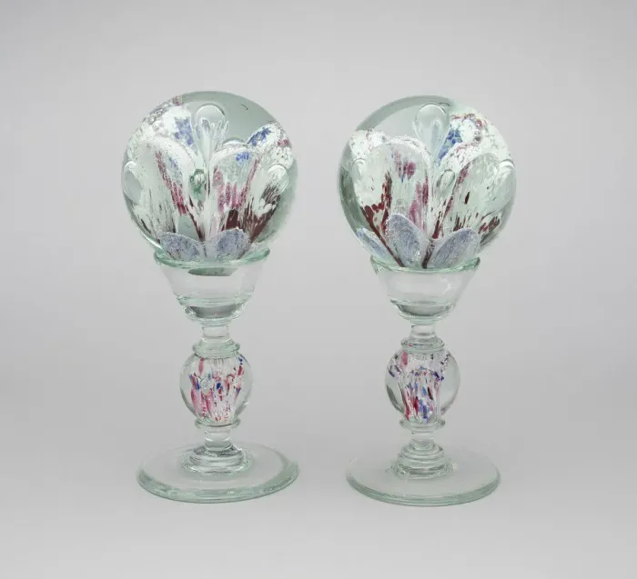 Framed Print : Pair of Mantel Ornaments, 1870. Creator: Unknown Framed Print : Pair of Mantel Ornaments, 1870. Creator: Unknown