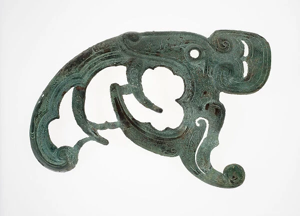 Pair of Plaques with Profile Animal Heads, Western Zhou dynasty, 10th  /  8th century B. C