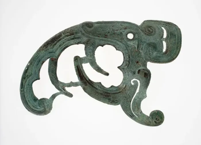 Framed Print : Pair of Plaques with Profile Animal Heads, Western Zhou dynasty, 10th / 8th century B. C Framed Print : Pair of Plaques with Profile Animal Heads, Western Zhou dynasty, 10th / 8th century B. C
