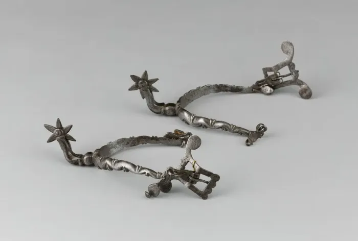 Framed Print : Pair of Spurs, Europe, c. 1630. Creator: Unknown Framed Print : Pair of Spurs, Europe, c. 1630. Creator: Unknown