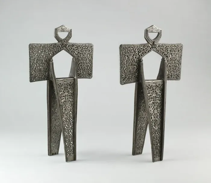 Framed Print : Pair of Stirrups, Mexico, 1738. Creator: Master Morales Framed Print : Pair of Stirrups, Mexico, 1738. Creator: Master Morales