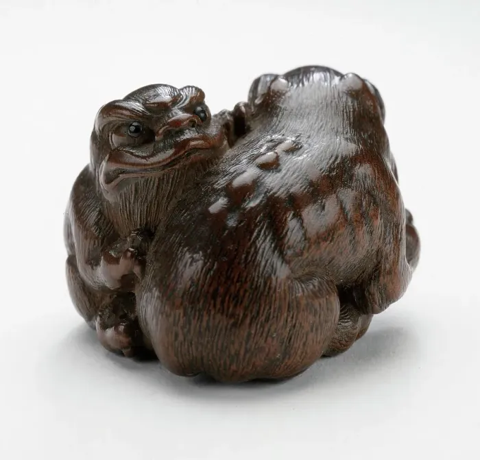 Framed Print : Pair of Three-Clawed Animals (image 1 of 2), early 19th century. Creator: Tomin Framed Print : Pair of Three-Clawed Animals (image 1 of 2), early 19th century. Creator: Tomin