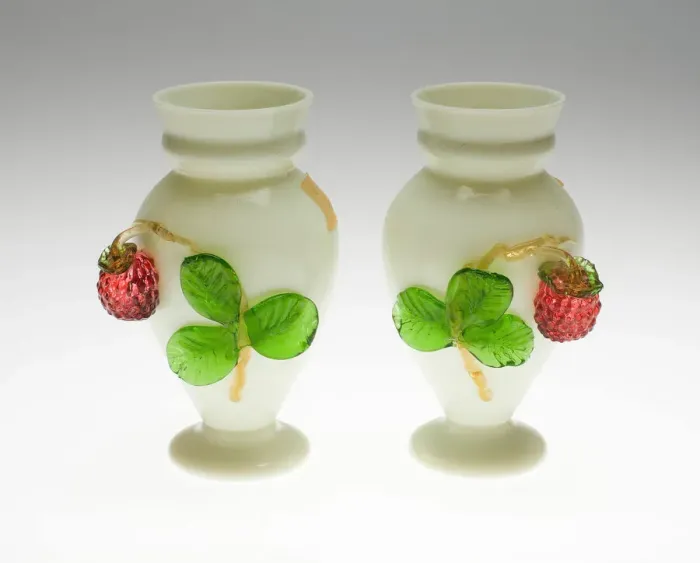 Framed Print : Pair of Vases, England, c. 1850  /  60. Creator: Unknown