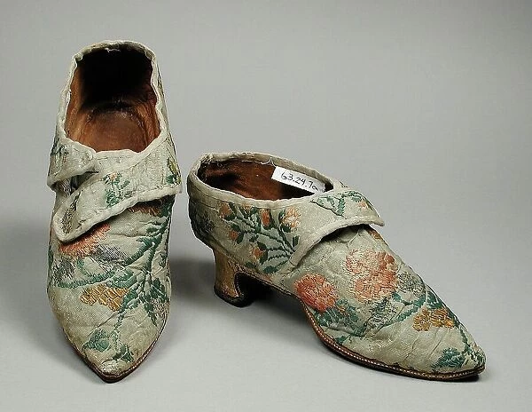 Pair of Woman's Shoes, 1770s. Creator: Unknown