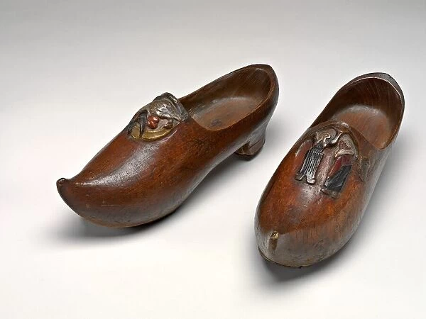 Pair of Wooden Shoes (Sabots) [right], 1889  /  1890. Creator: Paul Gauguin